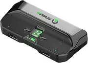 Titan Two Device [Programmable Scripts, Macros, Mods, Remapping, Keyboard, Mouse] Advanced Crossover Gaming Adapter and Converter Compatible With PS4 PS3 Xbox One 360 Nintendo Switch and More