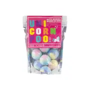 10pc Gift Republic 16g Unicorn Poo Bath Bomb Scented Fizzies Fragrance Raspberry