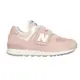 NEWBALANCE 女中童休閒運動鞋-WIDE-574系列 NB 寬楦 PV574FPP 珊瑚粉白