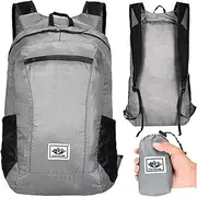 Foldable Backpack, Lightweight Travel Backpack for Outdoor, Waterproof Mountaineering Bag, Foldable Rock-Climbing Bag for Women Men, Durable Hiking Daypack Shoulder Bag for Outdoor Camping