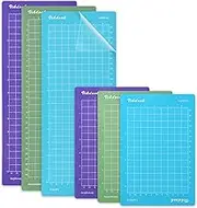 Cutting Mat for Cricut Joy 4.5” X12” 4.5”X6.5” Variety Grip Sticky Cutting Mat Pack Blue Light Grip Green Standard Grip Purple Strong Grip 6 Mats Pack