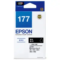 在飛比找momo購物網優惠-【EPSON】NO.177 原廠黑色墨水匣(T177150)