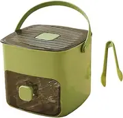 Ice Trays for Freezer, Ice Moulds for Cocktails - Double Layer Portable Cool Cube Maker Bin - Portable Non-Stick Ice Maker Box with Handle for Daily Life, Kitchen, Picnic