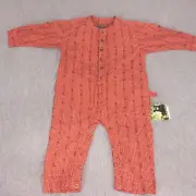 Woolrich Children's Coveralls One Piece Size 24 Months Checkered Roses NOS NWT