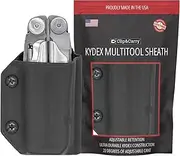 [Clip & Carry] Kydex Multitool Sheath for LEATHERMAN Wave & Wave + Plus - Made in USA - Multi Tool Sheath Holder Cover Belt Pocket Holster - Multi-Tool not Included