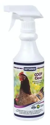 CM Vetsense COOP Clean 500ml 2.5L Odour Remover Sanitiser Chicken Poultry Coop