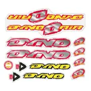 DYNO - 1993 AIR decal set for black frame - old school bmx
