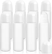 8 Pack 100ml Roller Bottles - Refillable Roll-On Deodorant Containers for Essential Oils, Perfumes, and Balms
