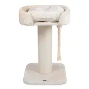 Kazoo High Bed Rope Cat Scratch Tree Cream 100cm