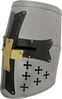18ga Medieval Crusader Replica Helmet stell hh01