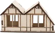 Building Toys Wooden Model Kit for Boys and Girls Mini House Puzzle Kit DIY Craft Activities Educational Toys for Parties