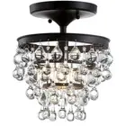 JYL9028A Toronto 10" Metal/Crystal LED Flush Mount Contemporary,Transitional ...