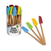 Appetito Silicone Mini Spoon Spatula - Set of 4