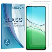[2 Pack] OPPO A5 Pro 5G Tempered Glass 9H HD Crystal Clear Premium Screen Protector by MEZON – Case Friendly, Shock Absorption (OPPO A5 Pro 5G, 9H)