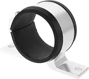 JUMPLAWN Oil Pump Fixing Bracket Quick Install Pump Holder Quick Install Pump Bracket Pump Mounting Holder Quick Install Pump Fastener Mounting Clamp Pump Clamp Ring Metal Silver