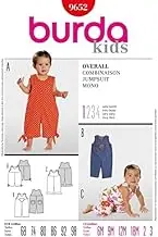 Burda Toddlers Easy Sewing Pattern 9652 Dungarees Jumpsuit