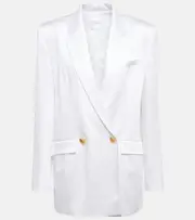 [Galvan] Galvan Bridal Boyfriend double-breasted blazer AU 16 white