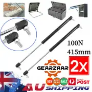 Gas Struts 415mm-100N x2 (8mm Shaft) Caravans, Trailers, Canopy, Toolboxes strut