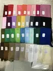 Wholesale 2PLY 78X28 Solid Pashmina Shawl Wrap Stole Cashmere Wool Silk Scarf