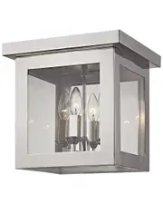 Crystorama Brian Patrick Flynn For Crystorama Hurley 4-Light Polished Nickel Ceiling Mount