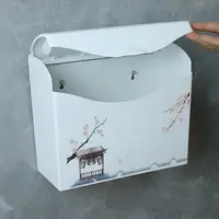 在飛比找樂天市場購物網優惠-廁所紙巾盒免打孔塑料廁紙盒衛生間平板衛生紙盒浴室草紙盒手紙盒