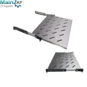 Heavy Duty 350mm Deep Sliding Shelf For 600mm Deep 19inch Server Cabinet