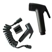 Black Handheld Bidet ABS Shower Sprayer Set Toilet Bidet Hose