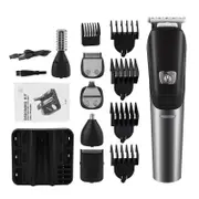 6 In 1 Professional Hair Trimmer Kit Hair Grooming Kit Men Cordless Hair ClipperTrimmer Beard Shaver Razor Eyebrow Shaper