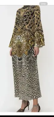 Camilla Armada High Neck Long Sleeve Dress Brand New RRP$1999