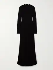 [SAINT LAURENT] SAINT LAURENT - Twisted Stretch-jersey Maxi Dress - Black - M M Black