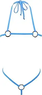 [LAMORTY] Crotchless Lingerie for Women Extreme Micro Bikini Slutty Exotic G String Bikinis Womens Sexy Lingeries No Coverage
