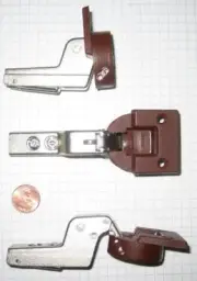 GRASS #1805-RE-BROWN 35mm CONCEALED HINGE, INSET, SELF-CLOSING, 100 DEGREE