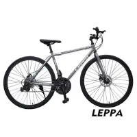 在飛比找momo購物網優惠-【LEPPA】R126 21速平把高碳鋼碟煞鋼管公路車