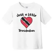 Just A Little Trinidadian Cute Trinidad Tobago Flag Heart Infant Toddler T-Shirt