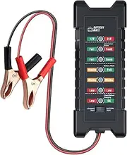 OBDMONSTER 12V 24V Battery Analyser Alternator Tester Check Battery Condition & Alternator Charging Loading Test for Trucks Cars