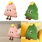 Christmas Tree Shaped Pillow Christmas Cushion for Bed Party Home Office