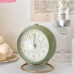 CREATIVE ALARM CLOCK VINTAGE DESK CLOCK SILENT POINTER CLOCK