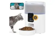 3.5L Automatic Cat Feeder with 1080P HD WiFi Pet Night Vision Camera and 2-Way Audio, Smart Timed Pet Feeder for Dogs and Cats