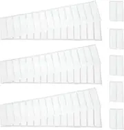 Nutriess 100Pcs UHF RFID Tags Adhesive Labels 860 to 960MHz Rewritable Long Range Impermeable PET Substrate for Warehouse Library Vehicle Management