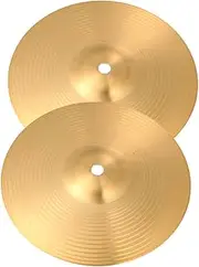 LOLIPPYY 2Pcs Brass Jazz Drum Cymbals Replacement Percussion Cymbals for Drum Kit Durable Design for Enhanced Sound Quality for Beginners and Professionals