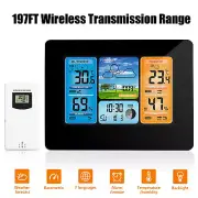 Indoor Outdoor Thermometer Wireless Weather Station with Atomic Clock USB J6P8