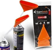 Foambeak Vertical Nozzle For Expanding Foam Insulation | A Spray Foam Insulation Can Nozzle That Widens Insulation Foam Up To 3 Inches. Perfect For Drywall Spray, Foam Spray, Insulation Spray (3 Pack)