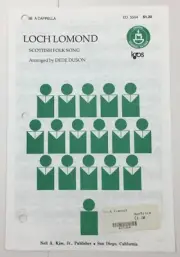 Loch Lomond TTBB Chorus Sheet Music A Cappella Scottish Folk Song Dede Duson