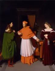 Raffaello Sanzio - The Betrothal of Raphael Giclee Fine Art Print on Canvas 36"