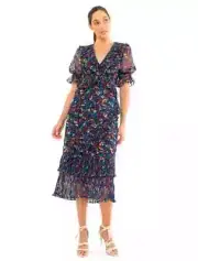 NWT - La Maison Talulah 'On the Rocks' Midi Dress - Size M - RRP $350