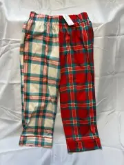 Red & Green Plaid Christmas Pajama Pants - Art Class