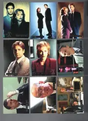 TOPPS THE X-FILES SERIES 1 & 2 & 3 SILVER FOIL PARALLEL SET & BASE SET (6 sets)