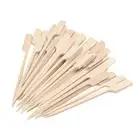 Bamboo Wooden Skewers BBQ skewers Kebabs Fruit Picks B5P9 E6Z4