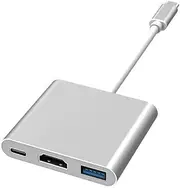 USB-C HDMI USB 3.0 Adapter Converter Cable 3 in 1 Hub for MacBook Pro iPad TypeC