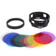 Haoge Color Gel Starter Kit for Profoto B1X B1 B2 Head Studio Flash Strobe Light